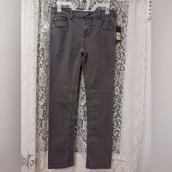 Quicksilver Woman's Pants / Jeans Slim Fit Med Gray Size 28 Waist Brand New! - Picture 1 of 10